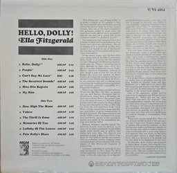 Back cover of Hello, Dolly!