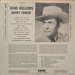 Back cover of Honky-Tonkin'