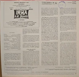 Back cover of Irma La Douce