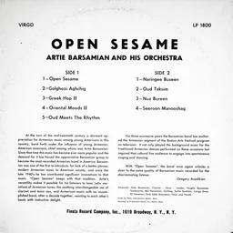 Back cover of Open Sesame
