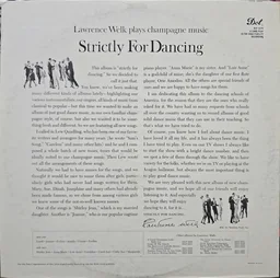 Back cover of Strictly For Dancing