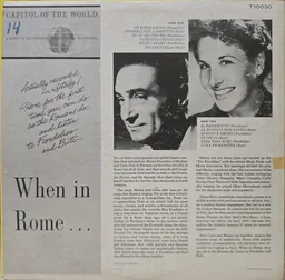Back cover of When in Rome...